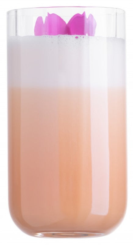 Set of 4 Luigi Bormioli Jazz 450ml long drink glasses with Art Deco design, durable and ultra-clear SON.hyx glass.