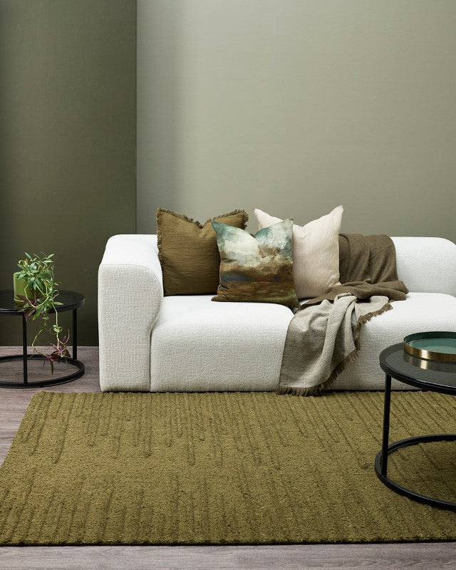 Chester Throw - Olive 125x150cm - OLLO