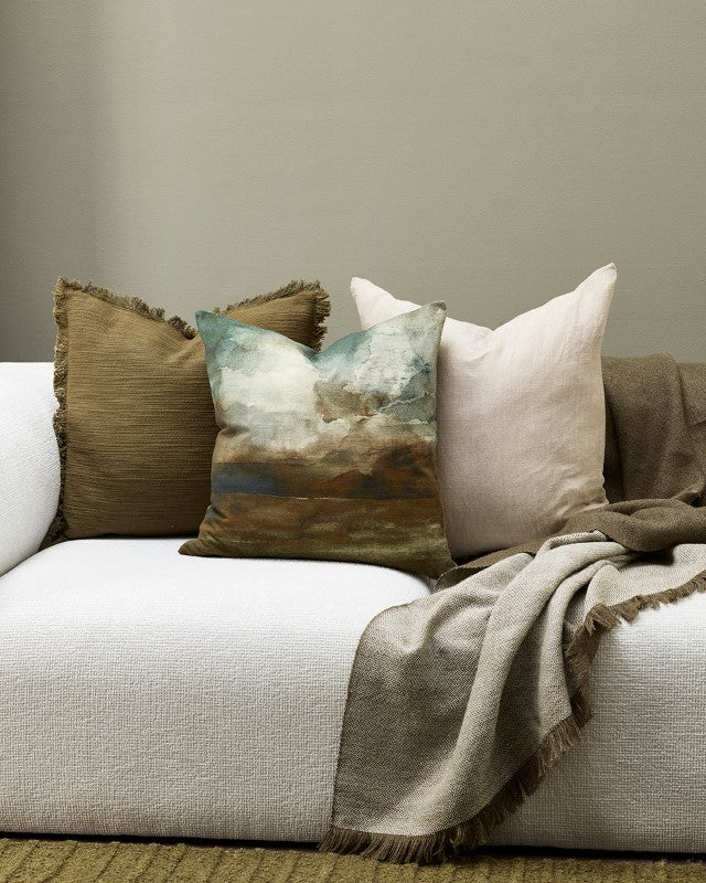 Ivy Cushion - Black 50x50cm - OLLO