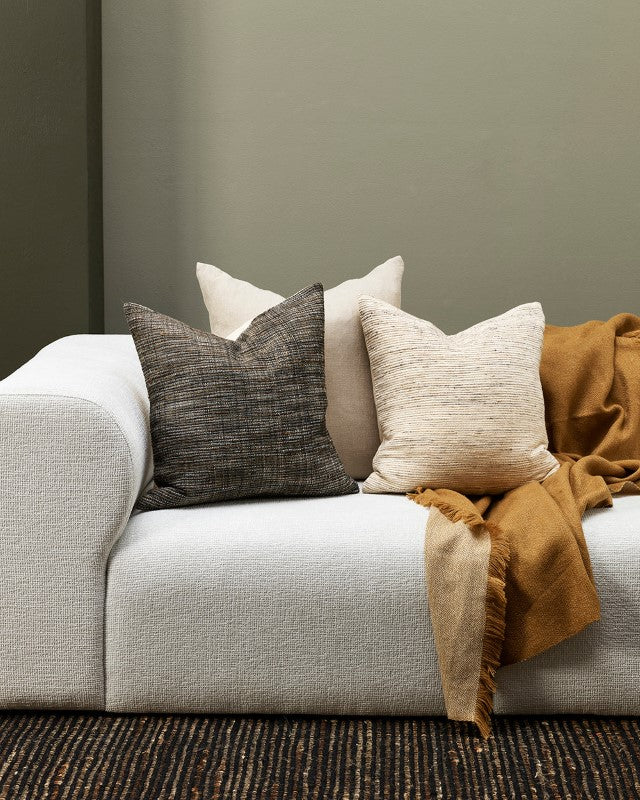 Marbella Cushion - Black 50x50cm - OLLO