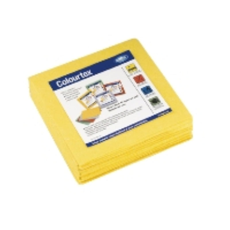 Wipes Colourtex Yellow 40X40cm - Sorb-X - 10PC