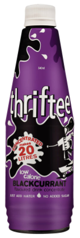 Cordial Blackcurrant - Thriftee - 540ML