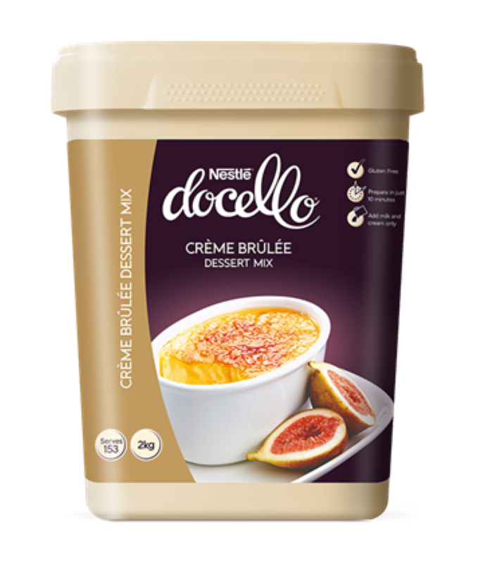 Dessert Mix Creme Brulee - Nestle Docello - 2KG