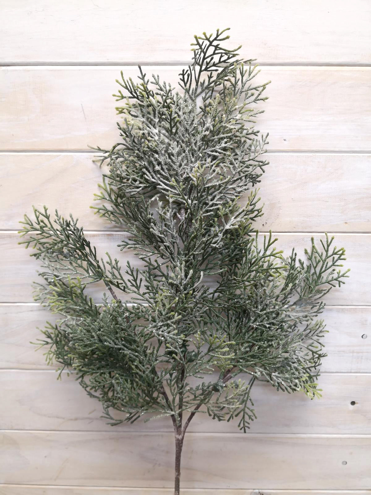 Artificial Flower -Spray - Large Frost Cedar Spray