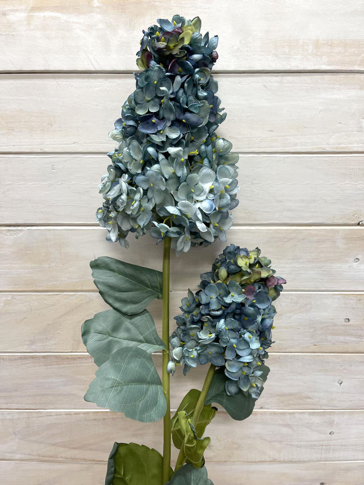 Artificial Flower -Dried Look - Hydrangea Paniculate Spray X 2 TEAL