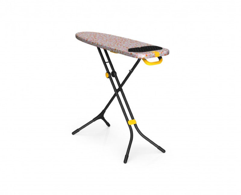 Joseph Joseph Glide Compact Ironing Board, features compact storage, adjustable height, and removable silicone iron mat.