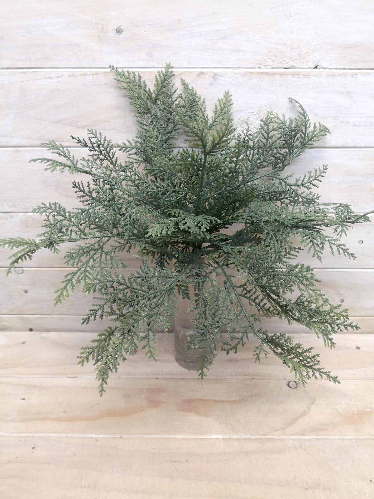 Artificial Plant -Fern - Cedar Fern Bush Grey