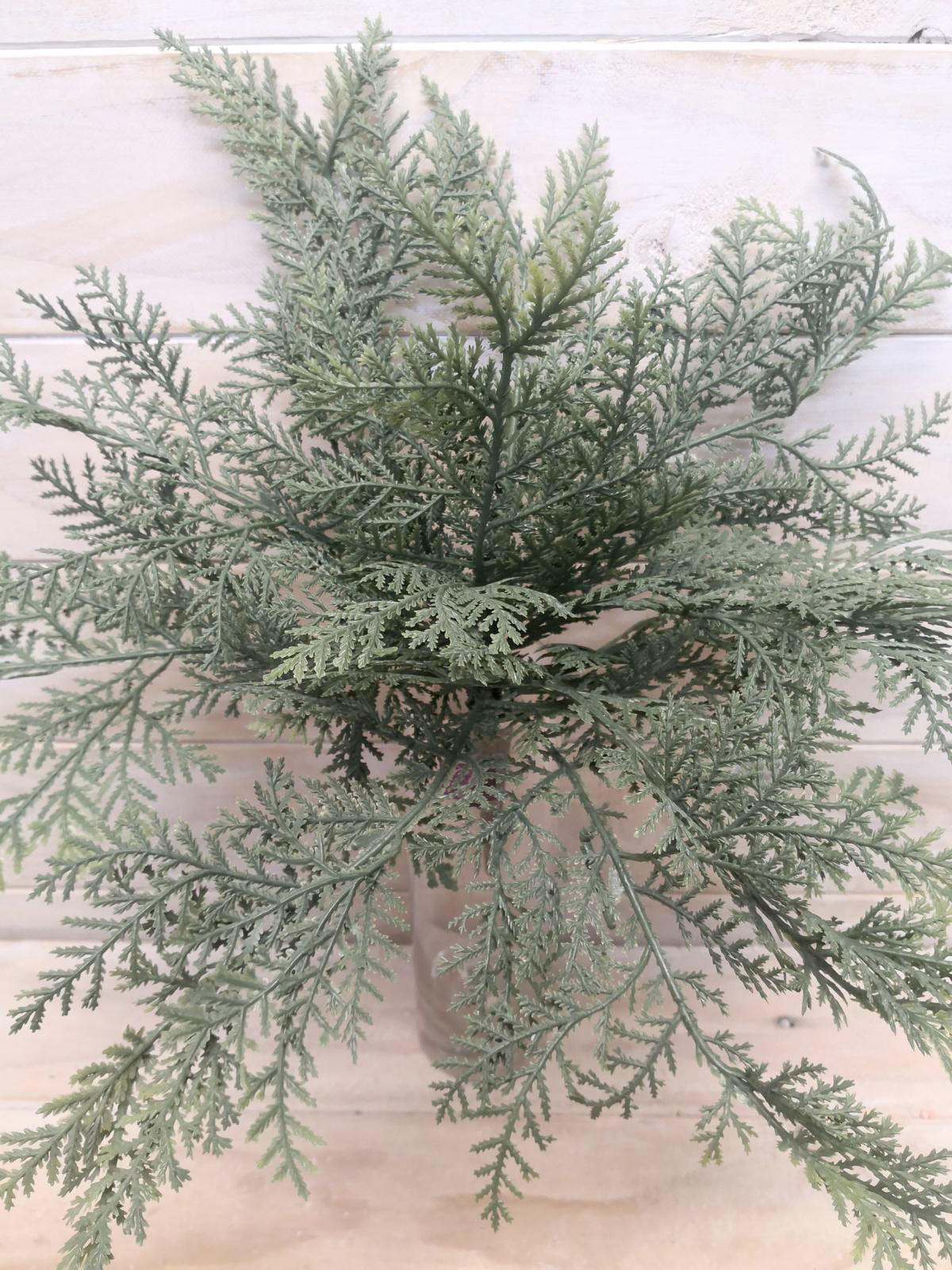 Artificial Plant -Fern - Cedar Fern Bush Grey