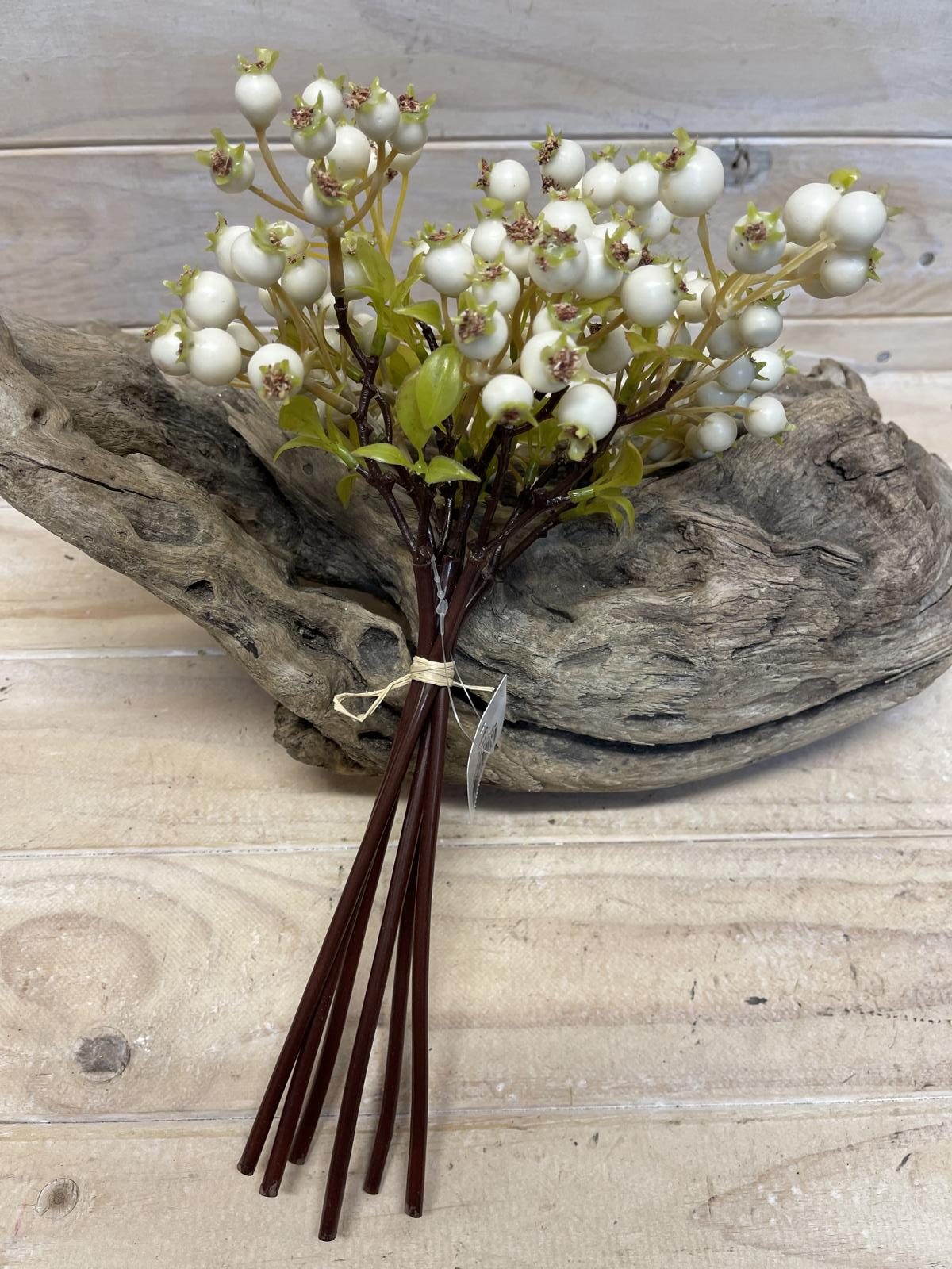 Artificial Berries - Rosehip Bundle X 5 White