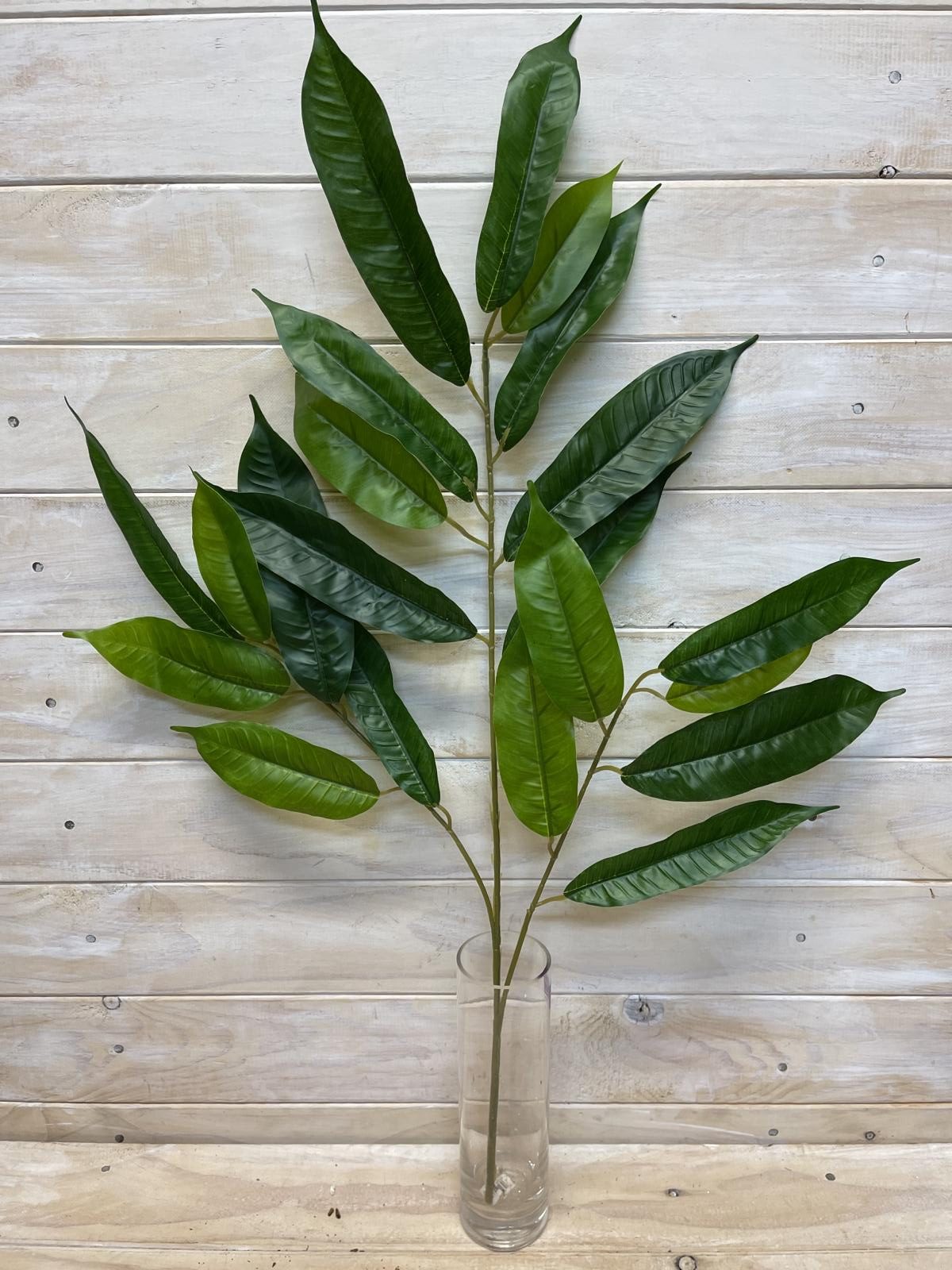 Artificial Leaf - Long Green Mango Leaf Spray