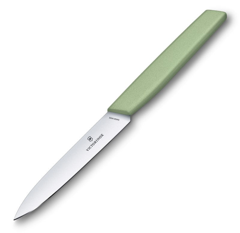 Paring Knife - Victorinox Swiss Modern Straight Edge Moss (10cm)