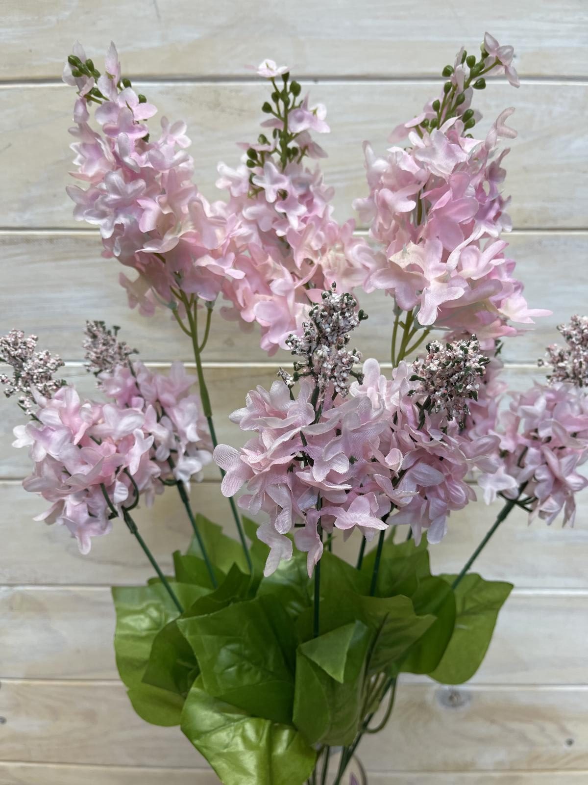 Artificial Hyacinths - Large Hyacinths Bush Pink