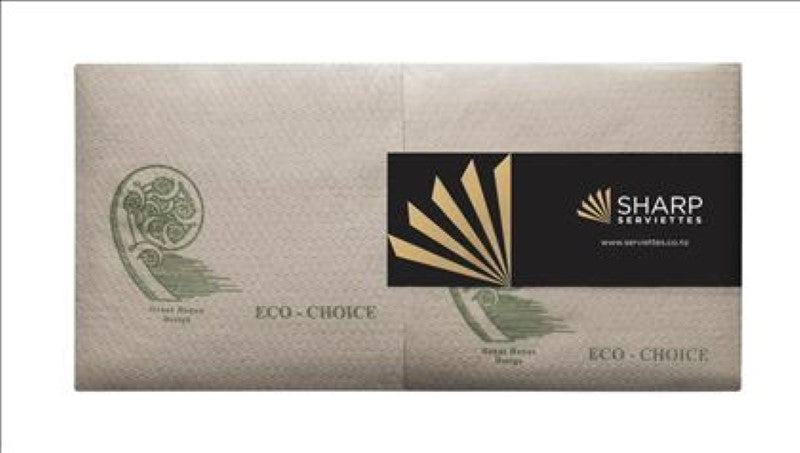 Serviette Luncheon 1Ply 4 Fold(31/14/ECO) - Eco Choice - 200PC