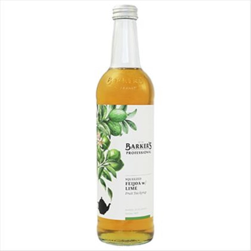 Syrup Feijoa Lime Oolong Tea - Barkers - 500ML