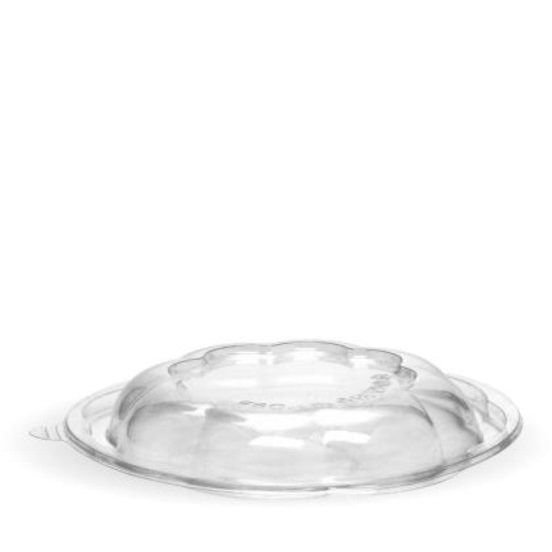 Lid Bioplastic Dome Salad 24-32oz (185x23mm) - Biopak - 450PC