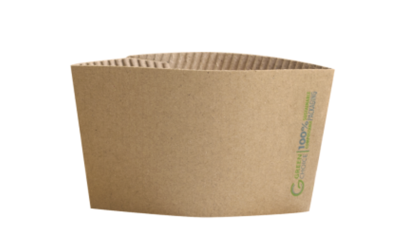 Sleeves Hot Cup 12oz - Green Choice - 1 X 100PC