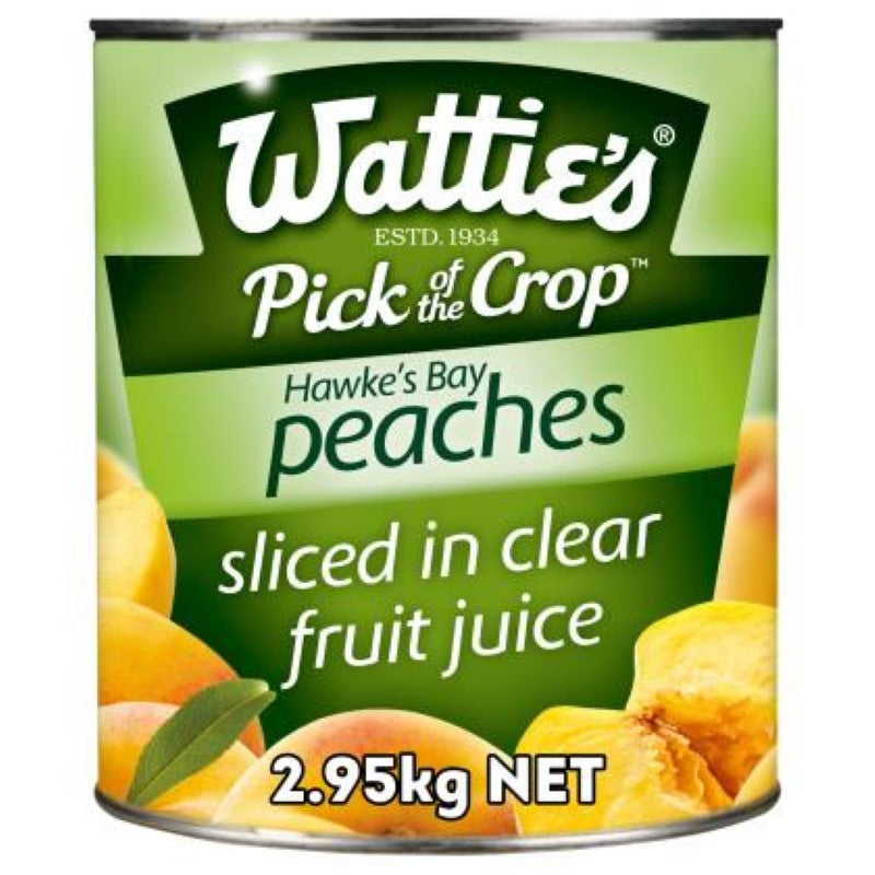 Peach Slices Clear Juice (14036) - Wattie's - 3KG