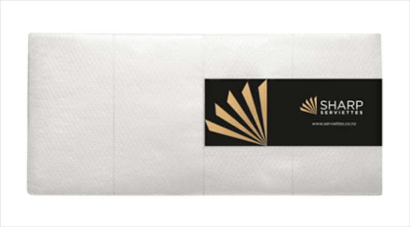 Serviette Luncheon 1Ply 8 FoldWhite (31/1.8) - Sharp - 250PC
