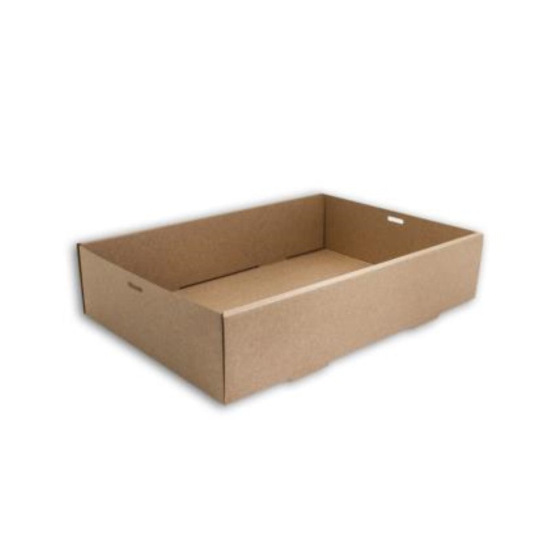 Box Paper Catering Brown Medium 359x252x80mm - Huhtamaki - 10PC