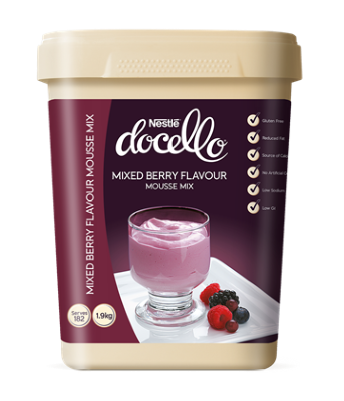 Mousse Mixed Berry - Nestle Docello - 1.9KG