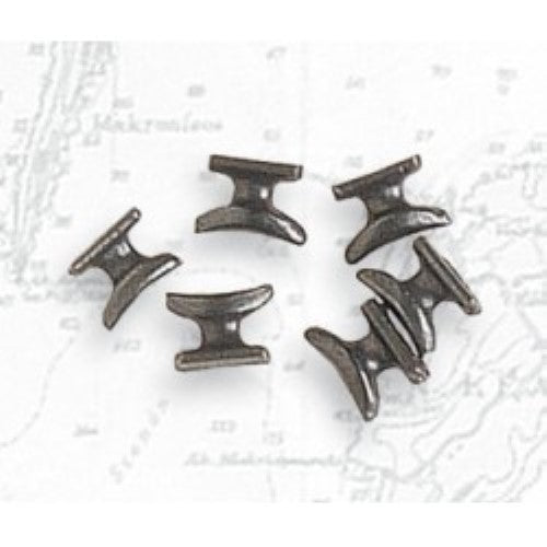 Pack of 10 durable 7mm metal cleafs designed for precision in model building and crafting projects.