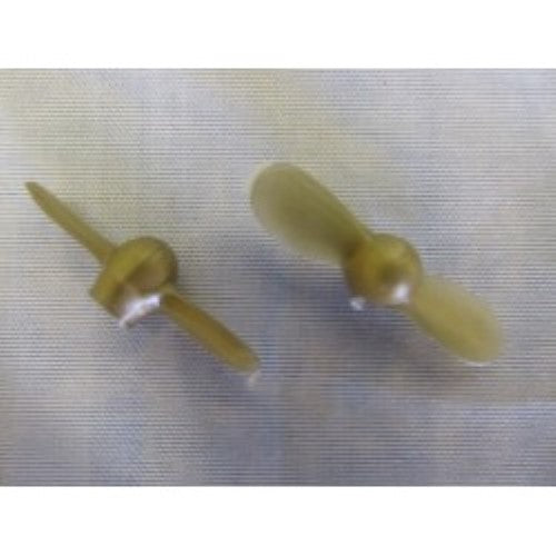 Durable plastic model boat propeller for enhanced thrust and efficiency, ideal for remote control boats.