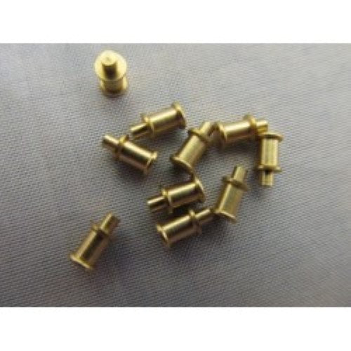 Set of 10 Bollards, 4x7mm, designed for model ship fittings and detailing.