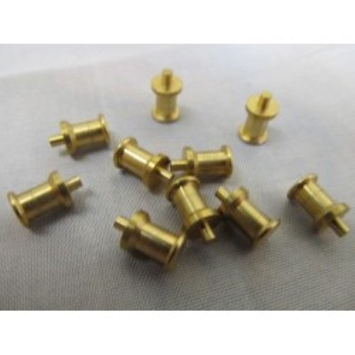 Pack of 10 high-quality 5mm x 10mm bollards for model boats, enhancing authenticity and functionality for enthusiasts.