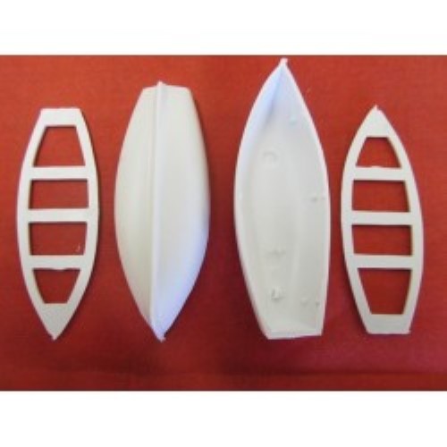 Premium 25x65mm lifeboat fittings for model boats, enhancing detail and authenticity with durable, robust materials.