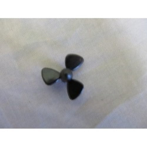 Durable 20mm left-hand plastic propeller for model boats, ensuring optimal steering and smooth sailing performance.