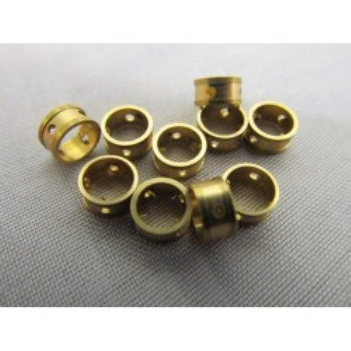 Premium 6mm rings for boat models, pack of 10, durable and reliable for rigging and outfitting marine projects.