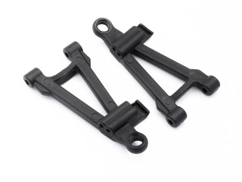 Blackzon Slyder FF Upper Suspension Arms for enhanced stability and control in RC vehicles, sleek black design for easy installation.