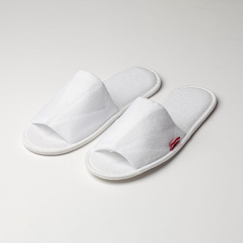 Weavers Cotton Slippers Terry - Open Toe with paper band