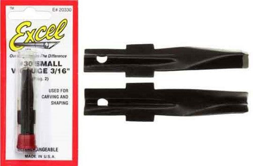 Premium carbon steel V gouges for precise carving, detailing, and engraving in various materials, includes two tools.
