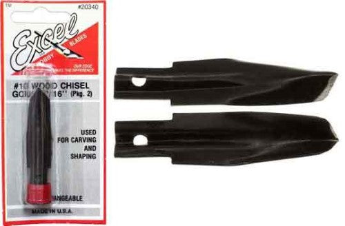 V gouge carving tool set, 3/8 inch, made of carbon steel, for wood and linoleum crafting, includes two gouges.