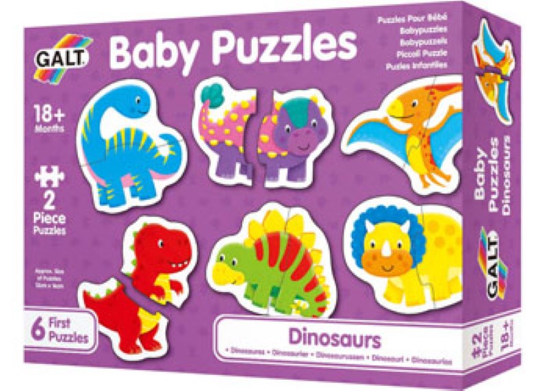 Galt - Baby Puzzles - Dinosaurs 2 pc