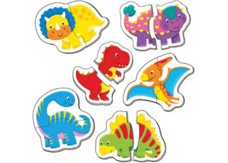 Galt - Baby Puzzles - Dinosaurs 2 pc