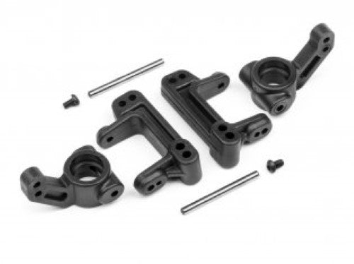 HPI Racing Steering Block Set enhances RC car handling and precision for racing and hobby use.
