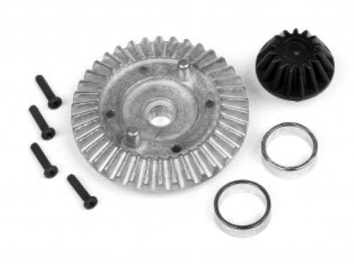 High-performance HPI Racing E10 Diff Gear Set (15/38T) for enhanced torque and traction in RC vehicles.