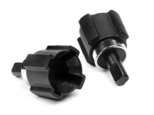 HPI Racing Diff Shaft Set designed for durability and performance in RC vehicles, enhancing torque transfer and drivetrain efficiency.