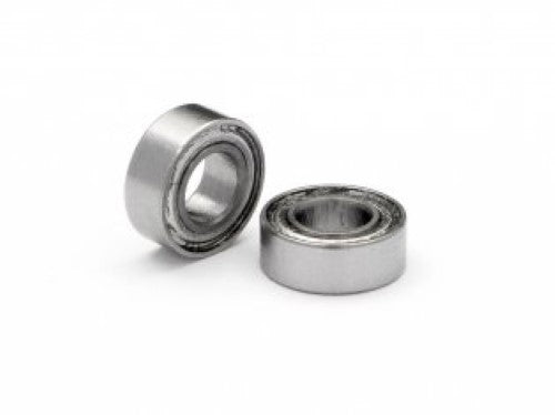 HPI Racing 4x8x3mm ball bearings for RC vehicles, enhancing performance and reducing friction, sold in pairs.