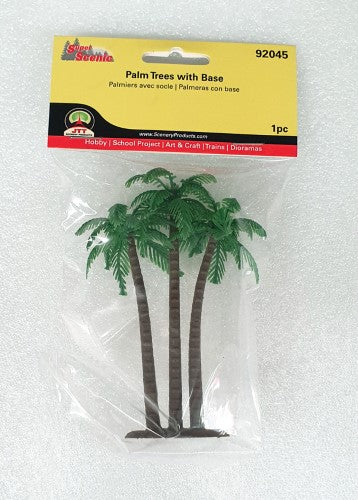 Realistic 200mm palm tree model for enhancing dioramas and miniature landscapes with a tropical touch.