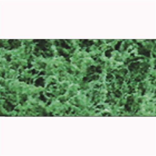 Premium dark green fiber scenery material for realistic foliage in model railways and dioramas, covers 150 sq in.