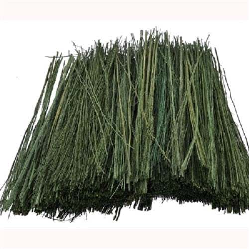 Dark green field grass model scenery in a 15g bag, perfect for dioramas and railway models, offering realistic texture.