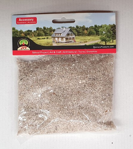Premium 200g White Mix Medium for hobby model scenery, featuring 2-3mm granules for realistic miniature landscapes.