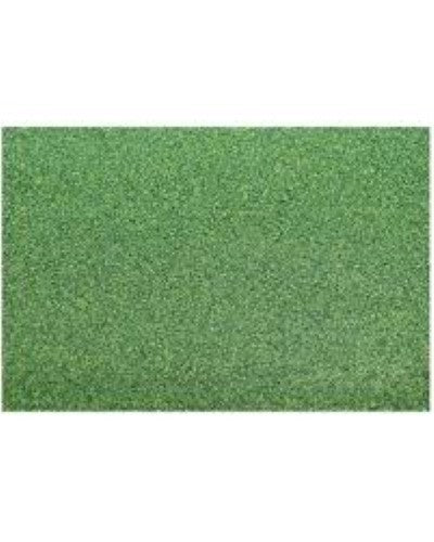 Green coarse blended turf for realistic model landscapes and dioramas, perfect for hobbyists and collectors.