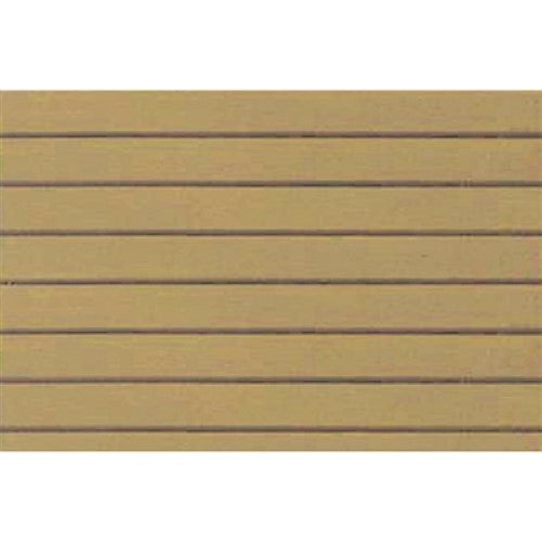 Detailed clapboard siding for O-scale models, perfect for adding realism to dioramas and model railway layouts.