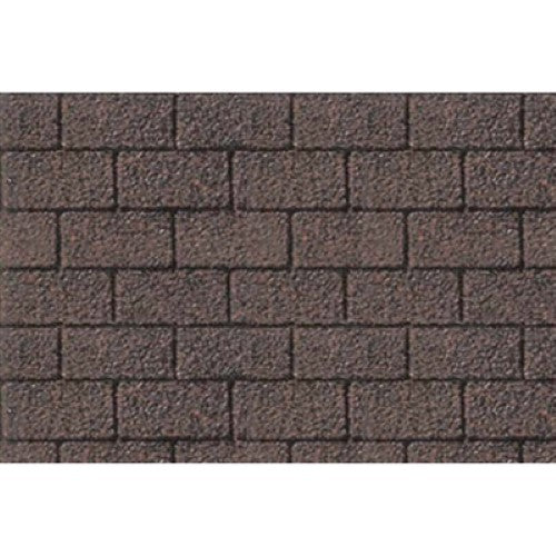 Two sheets of 1/48 scale asphalt shingles for realistic model roofs, perfect for enhancing dioramas and building models.