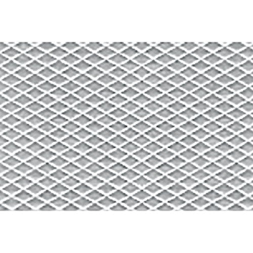 Two O-scale tread plates, textured for realistic detailing in model railway and diorama setups.