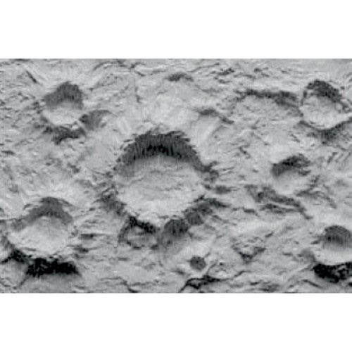 Detailed model terrain set featuring realistic moon and war craters for enhancing dioramas and tabletop games.